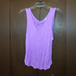 No Boundaries Juniors' Hardware O-Ring Women's Tank Top; Large; Purple